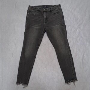 Sanctuary Denim Social Ankle Skinny Standard Rise Frayed Hem size 30/10